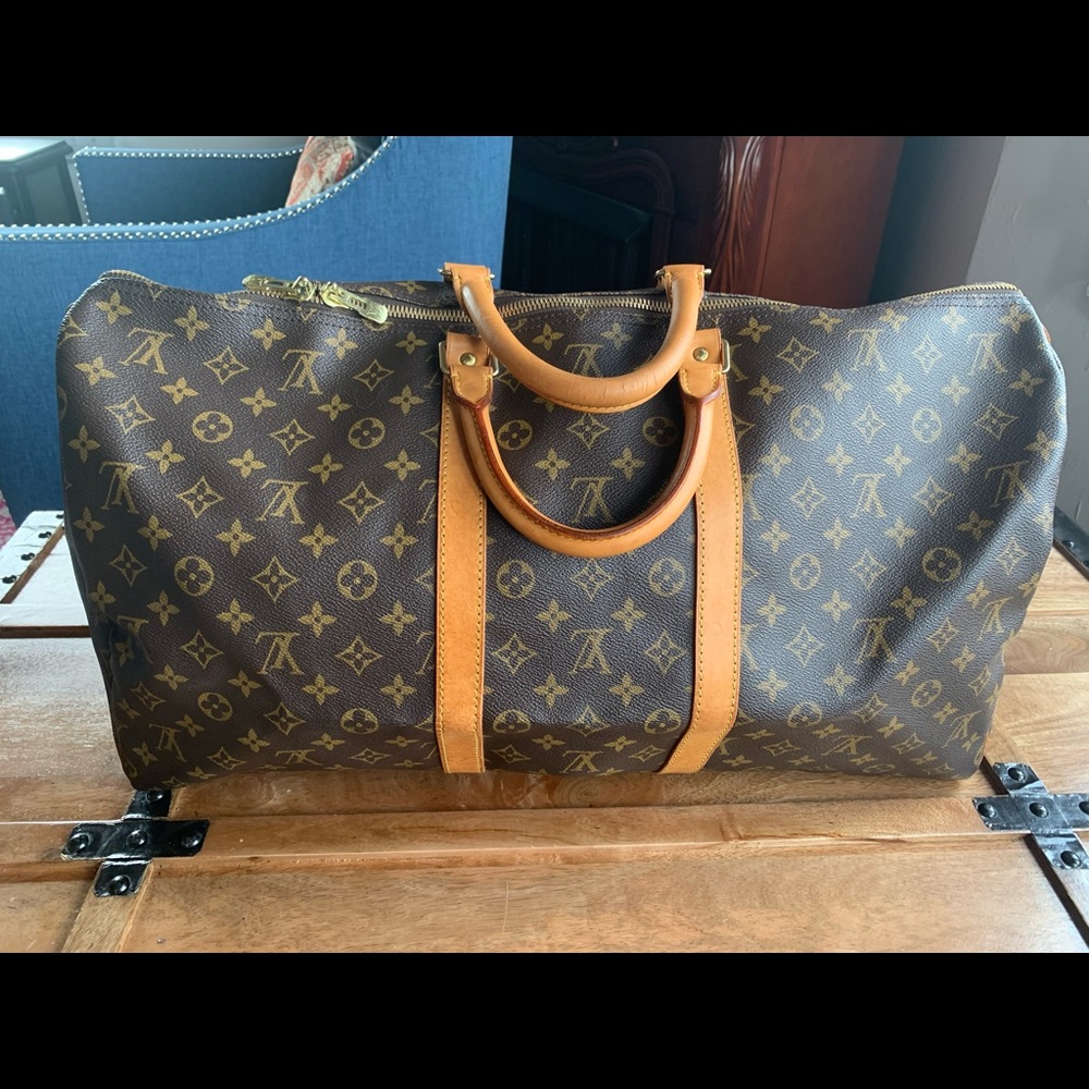 Louis Vuitton Boston keepall 55 Travel Bag